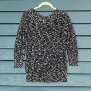 New York & Company Black and White Knit Sweater